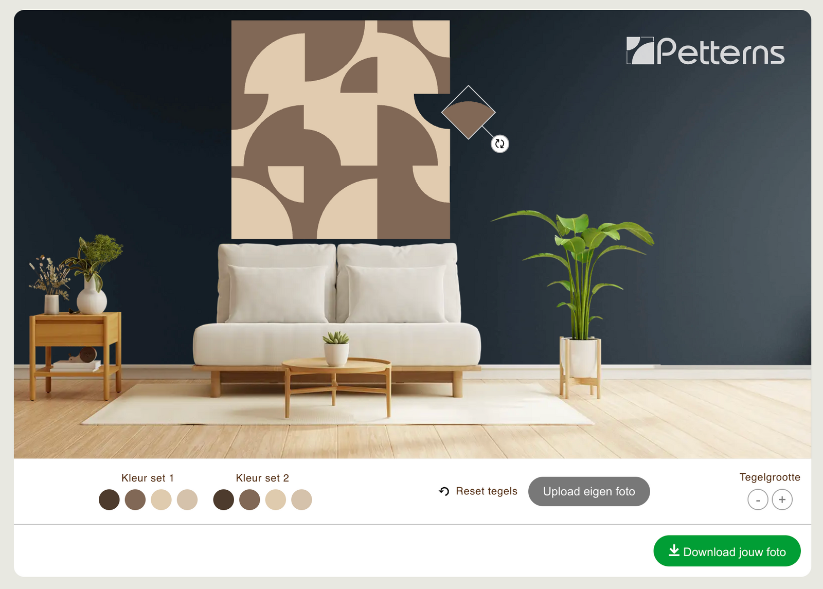 Ontdek de configurator: jouw unieke compositie met Petterns wandtegels
