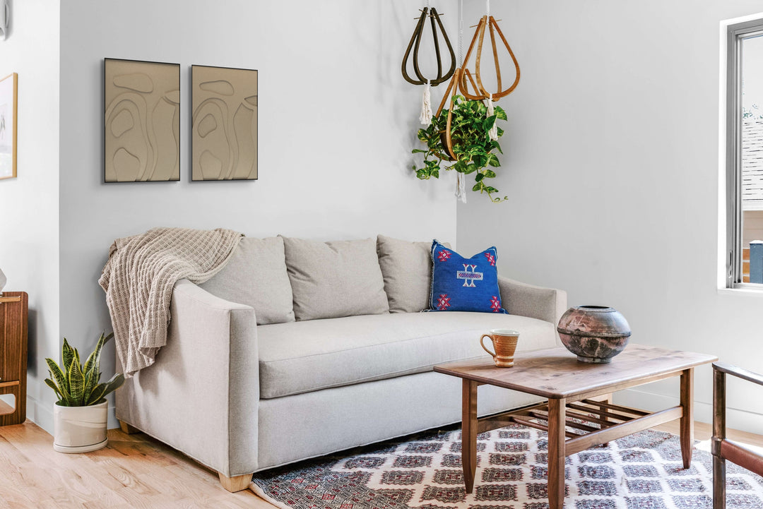 akoestisch schilderij | akoestisch kunstwerk | zand | 3D | People | Pet vilt | twee | twin | staand | rechthoekig | woonkamer