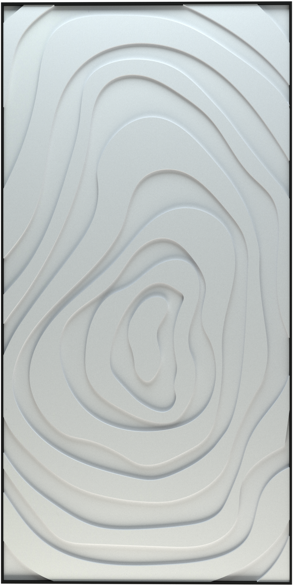 akoestisch schilderij | akoestisch kunstwerk | zand | 3D | Eye | Pet vilt | liggend | productfoto