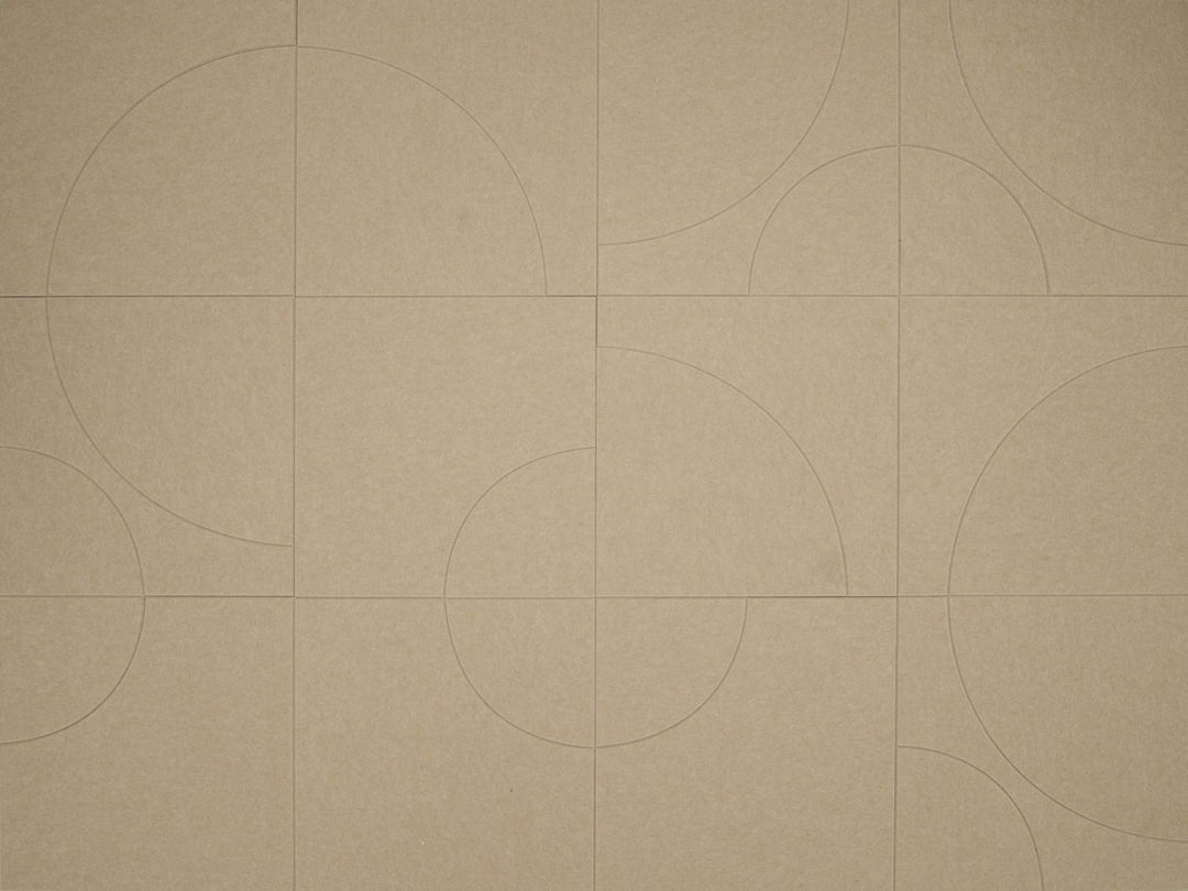 Katie Twelve akoestische wandtegels camel-camel