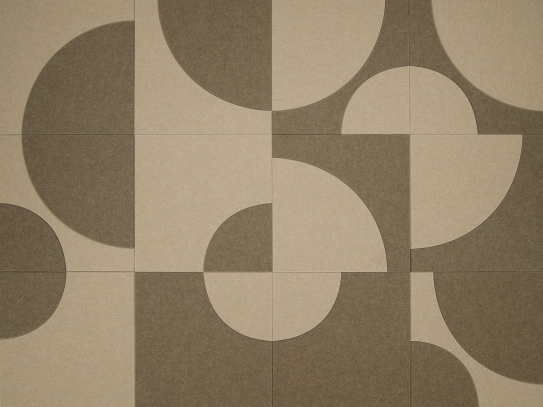 Katie Twelve akoestische wandtegels eiken-camel