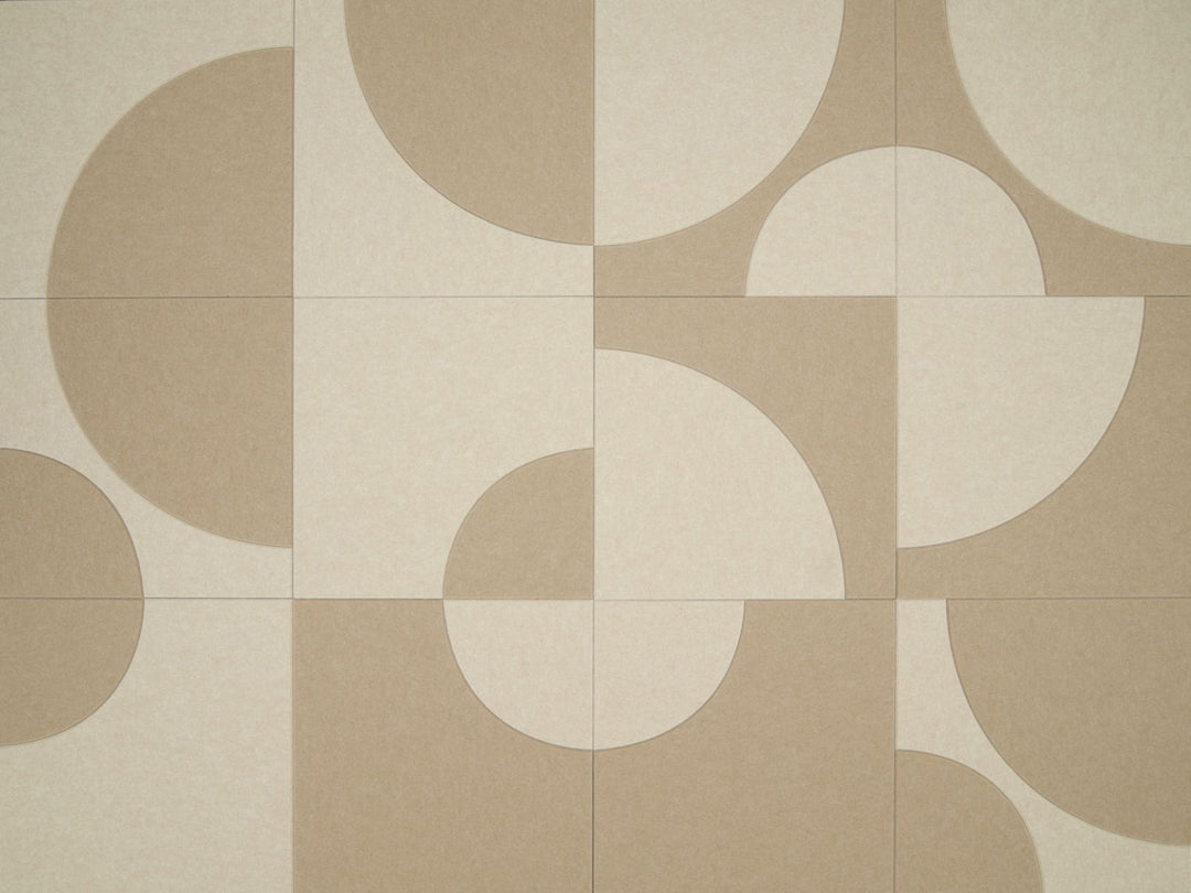 Katie Twelve akoestische wandtegels licht camel-camel