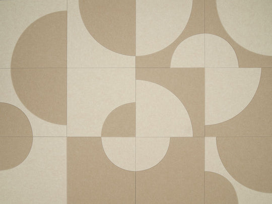 Katie Twelve akoestische wandtegels licht camel-camel