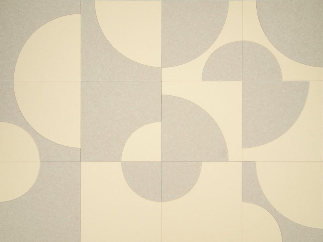 Katie Twelve akoestische wandtegels licht camel-vanille