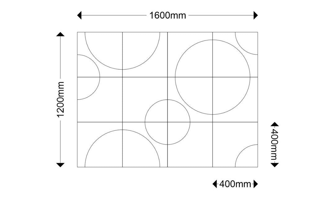 Katie Twelve akoestische wandtegels afmetingen