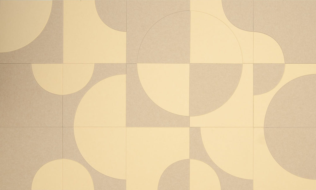 Katie Fifteen akoestische wandtegels vanille-licht camel