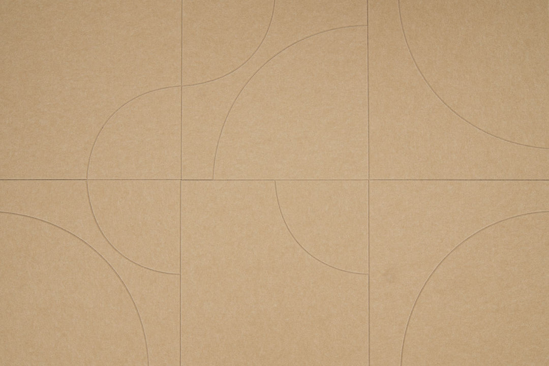 Katie Six akoestische wandtegels camel-camel