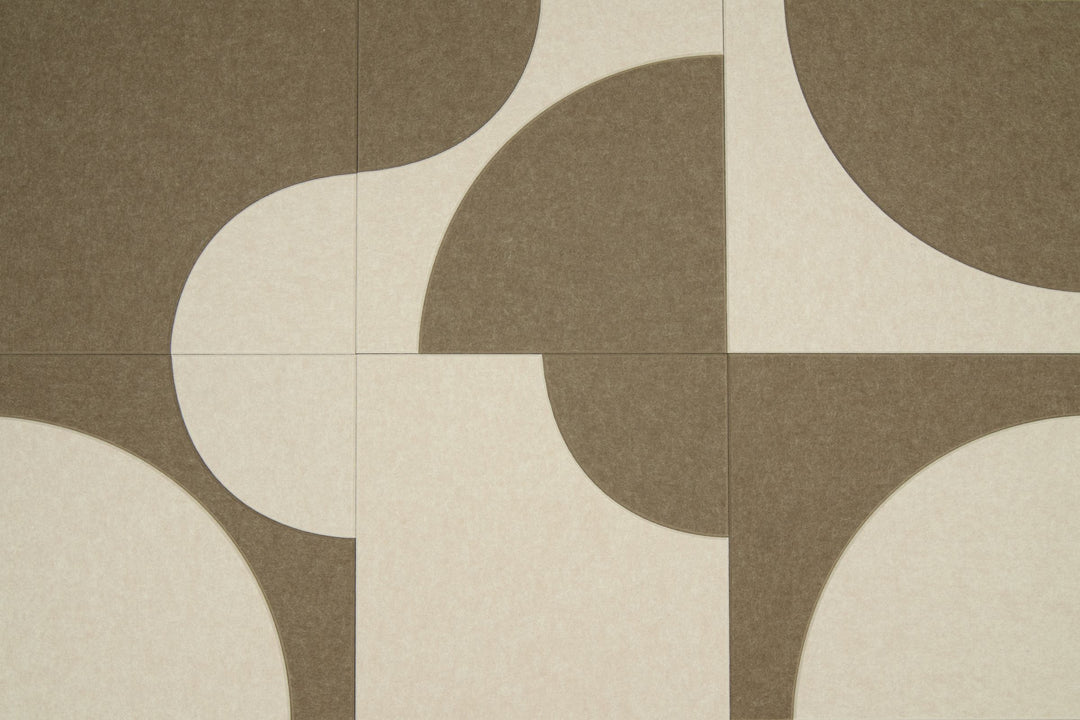 Katie Six akoestische wandtegels eiken-lichtcamel