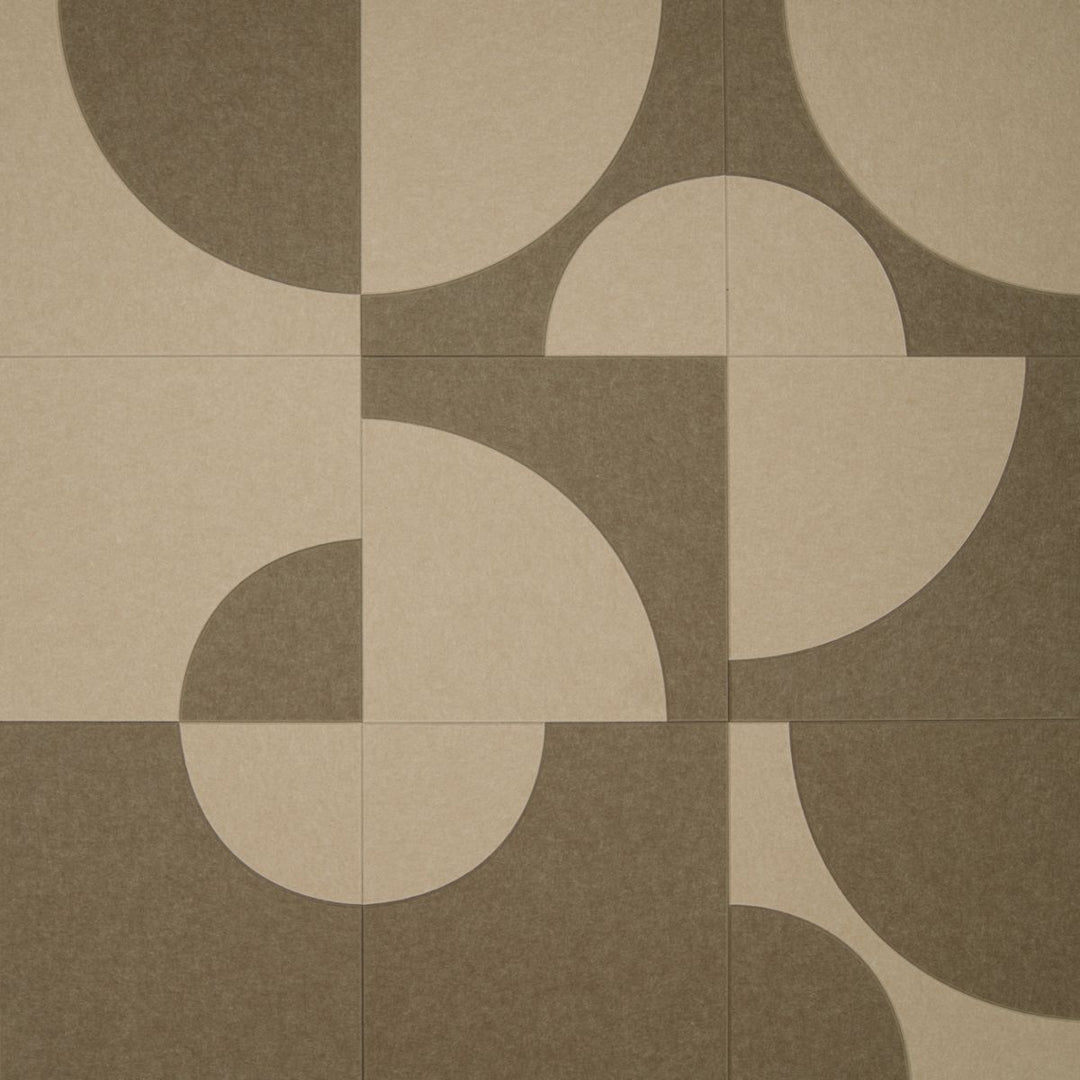 Katie Nine akoestische wandtegels eiken-camel