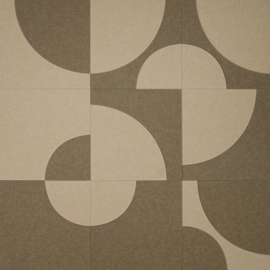 Katie Nine akoestische wandtegels eiken-camel