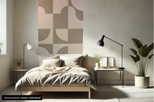 Katie Eightteen akoestische wandtegels Camel/Licht Camel – stijlvolle vervanging voor akoestische wandpanelen