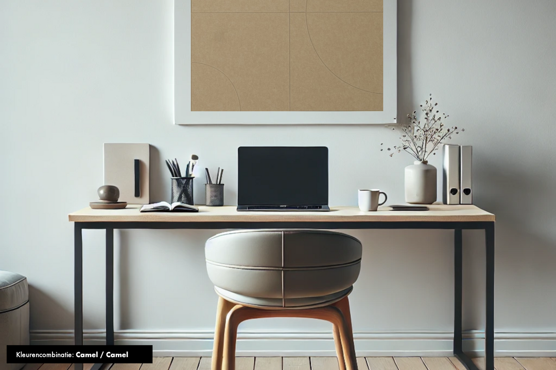 Katie One akoestische wandtegels Camel/Camel werkruimte – stijlvol alternatief voor akoestische wandpanelen