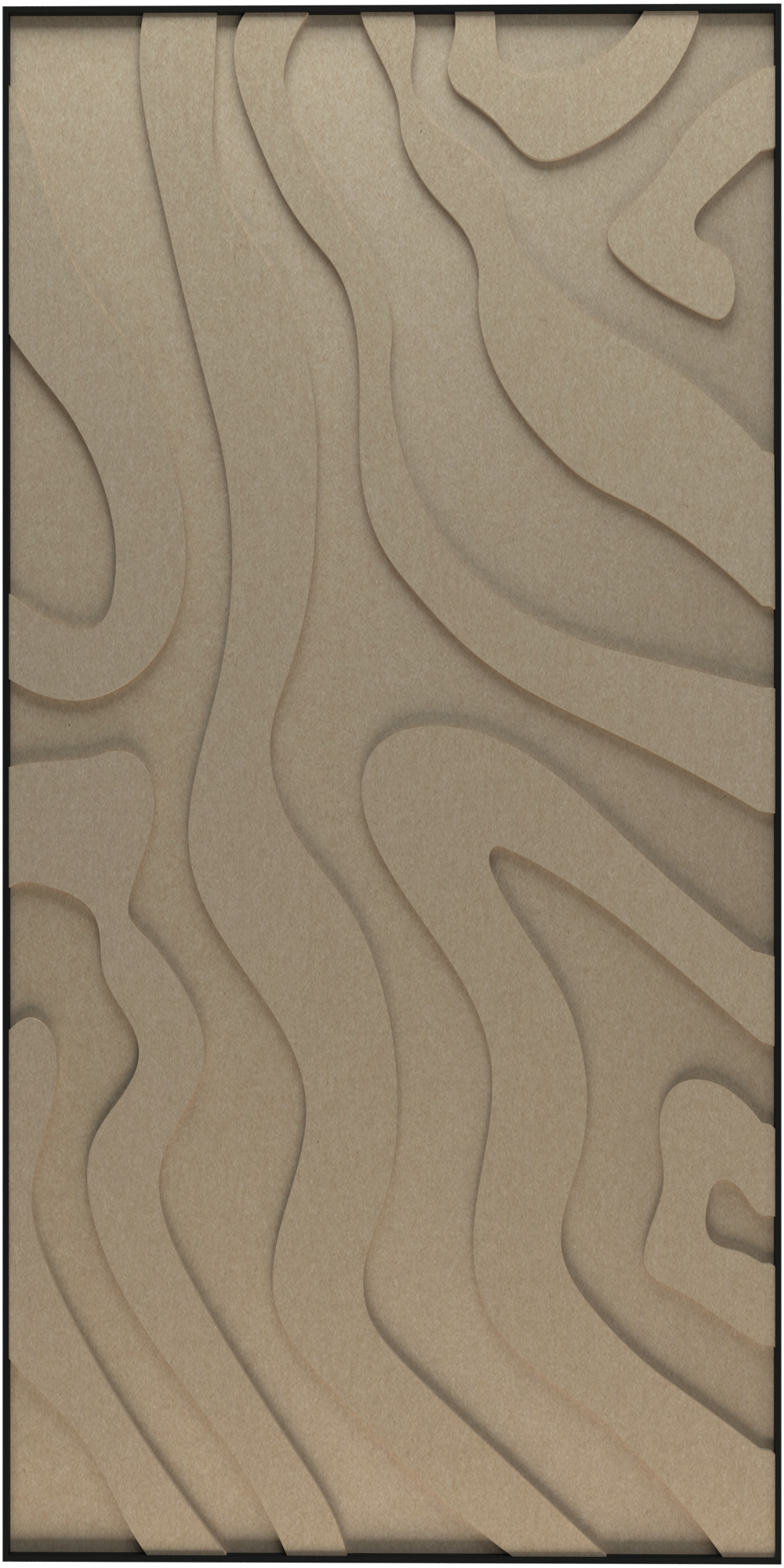 akoestisch schilderij | akoestisch kunstwerk | zand | 3D | Lava | Pet vilt | staand | rechthoekig | productfoto