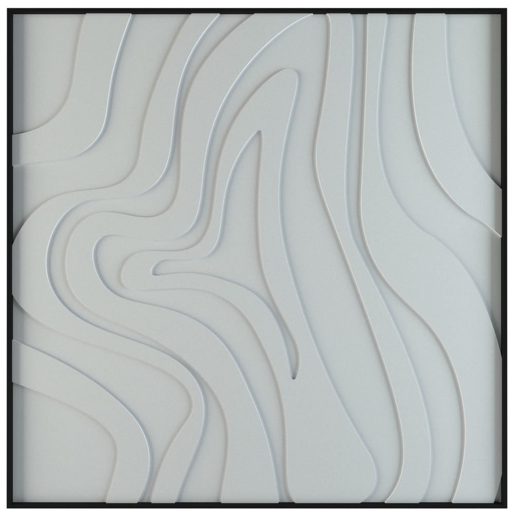 akoestisch schilderij | akoestisch kunstwerk | zand | 3D | Spinning | Pet vilt | vierkant | productfoto