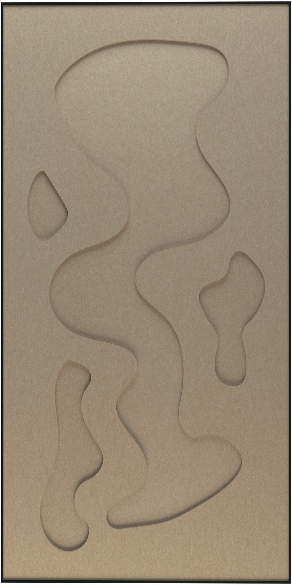 akoestisch schilderij | akoestisch kunstwerk | zand | 3D | Steam | Pet vilt | staand | rechthoekig | productfoto