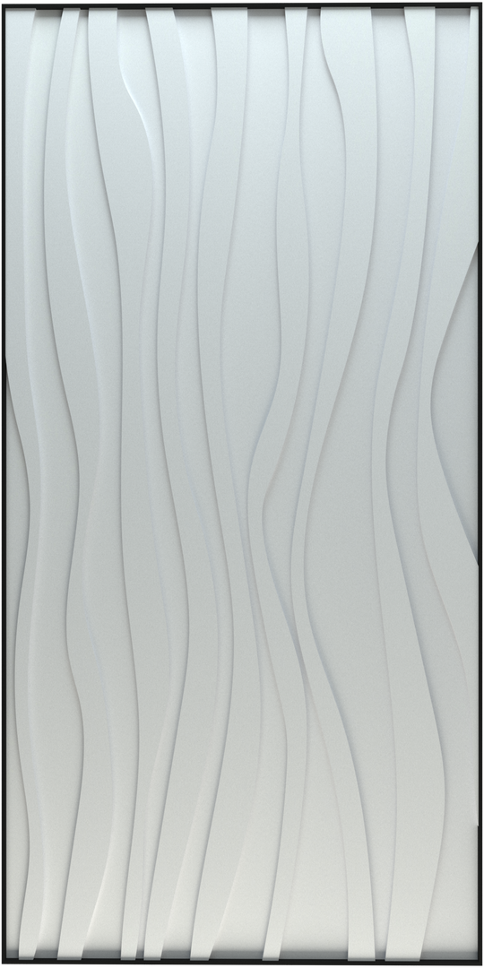 akoestisch schilderij | akoestisch kunstwerk | gebroken wit | 3D | Zebra | Pet vilt | staand | productfoto