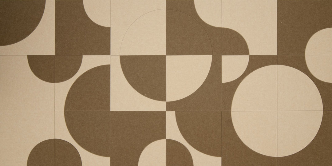 Katie Eightteen akoestische wandtegels eiken-licht camel