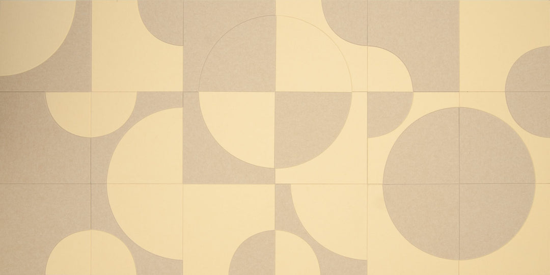 Katie Eightteen akoestische wandtegels vanille-licht camel