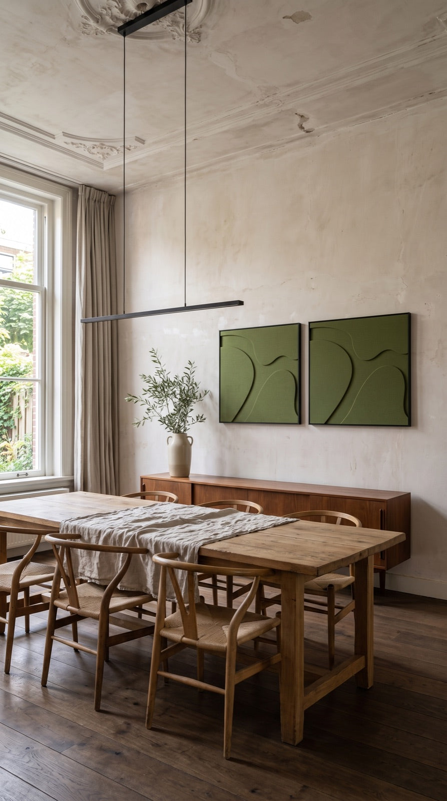 Petterns akoestisch kunstwerk | Cow in de kleur gebroken wit