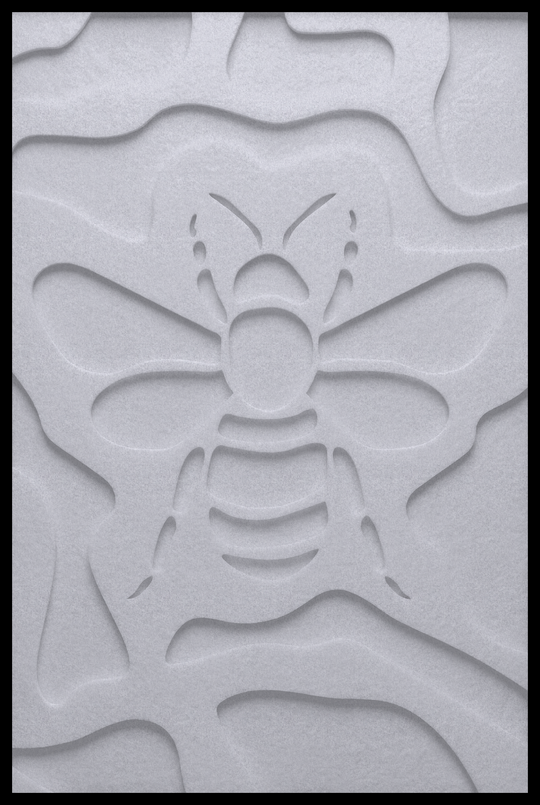 Hommel inliggend – Silver Grey (12)