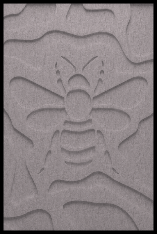 Hommel inliggend – Beton Grijs (133_NL)
