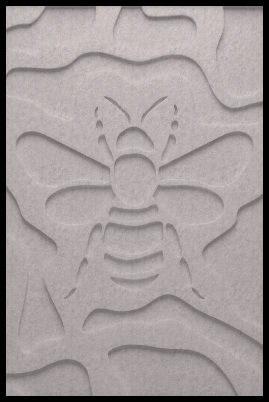 Hommel inliggend – Marmer (146_NL)