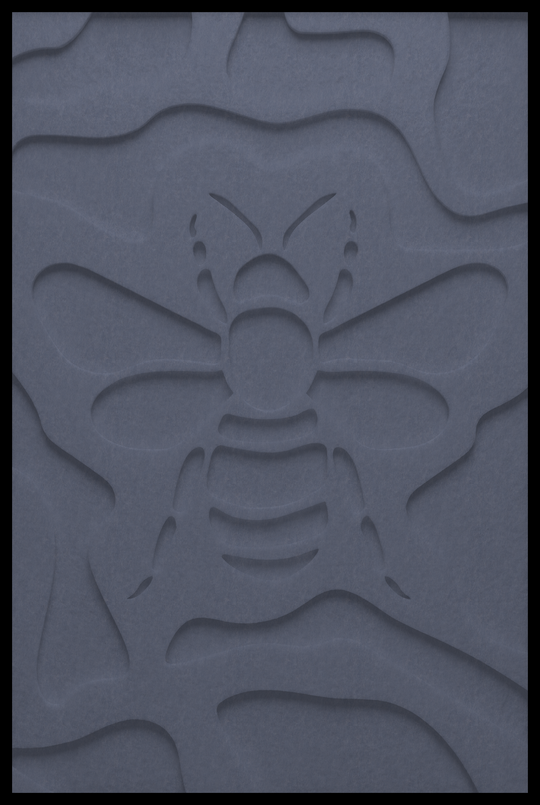 Hommel inliggend – Staal Blauw (280_NL)