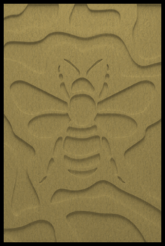 Hommel inliggend – Mosterd (553_NL)