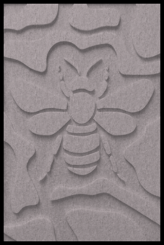 Hommel opliggend – Beton Grijs (133_NL)