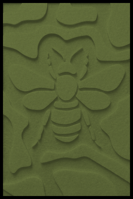 Hommel opliggend – Olive (48)