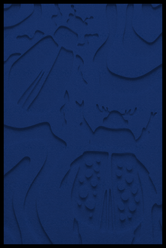 Kevers inliggend – Dark Blue (01)