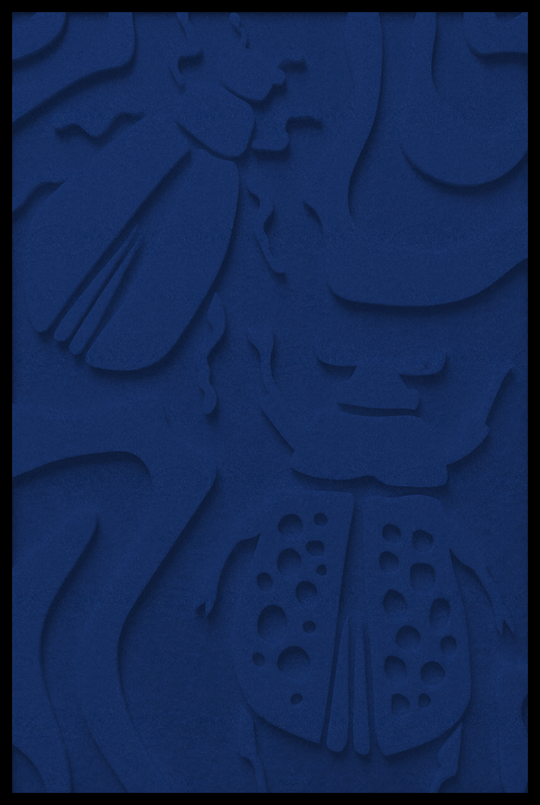 Kevers opliggend – Dark Blue (01)