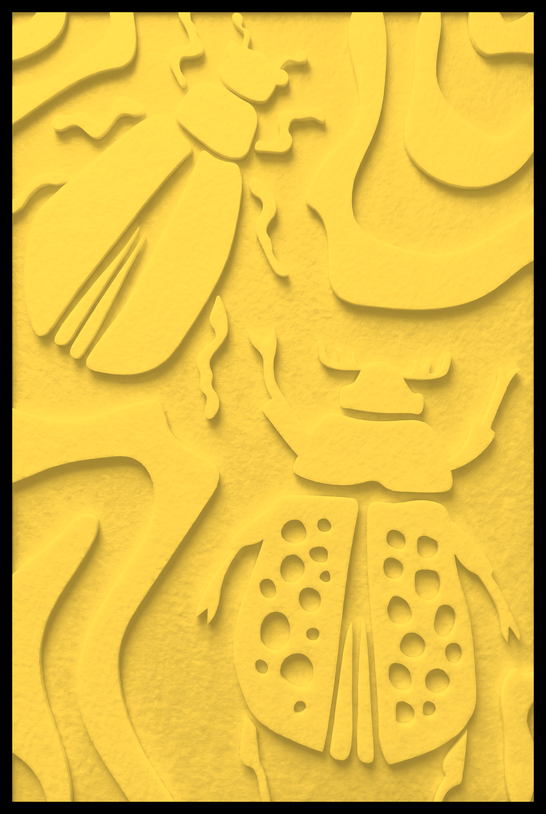 Kevers opliggend – Yellow (05)