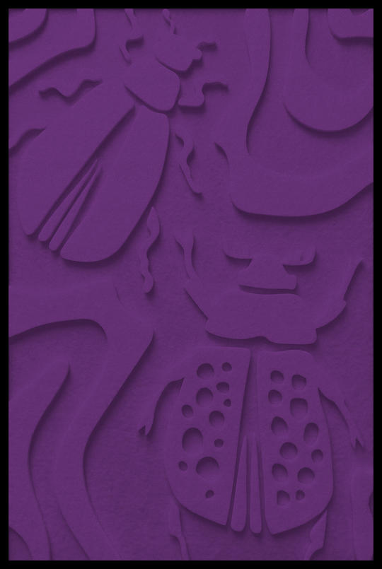 Kevers opliggend – Purple (41)