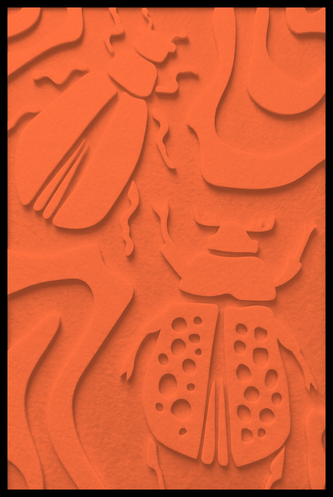 Kevers opliggend – Orange (56)