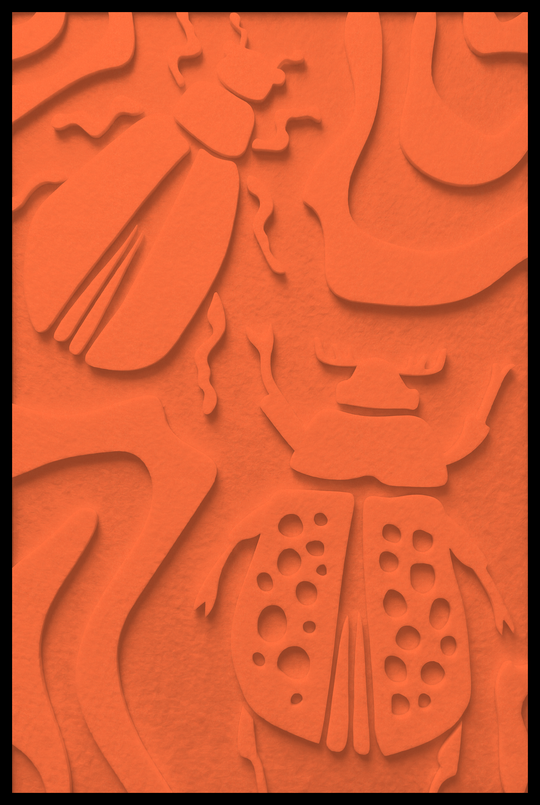 Kevers opliggend – Orange (56)