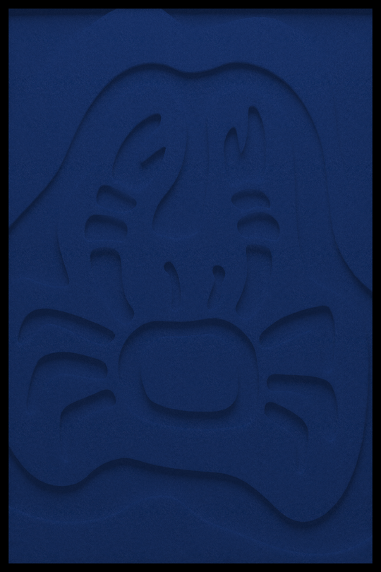 Krab inliggend – Dark Blue (01)