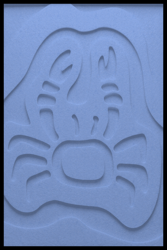 Krab inliggend – Light Blue (14)