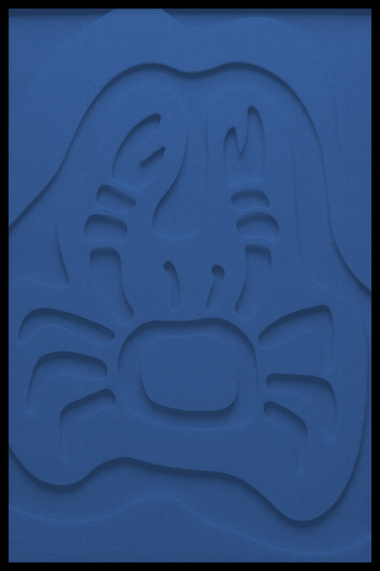 Krab inliggend – Middle Blue (27)