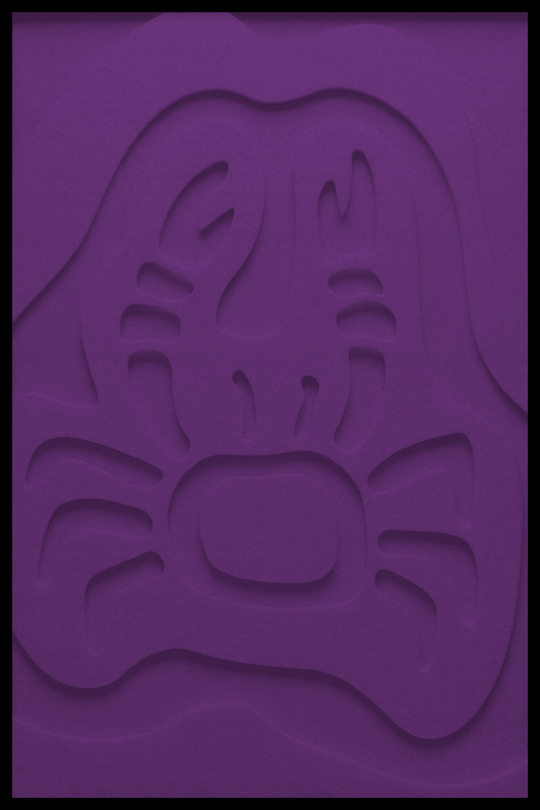 Krab inliggend – Purple (41)