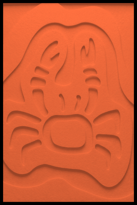 Krab inliggend – Orange (56)