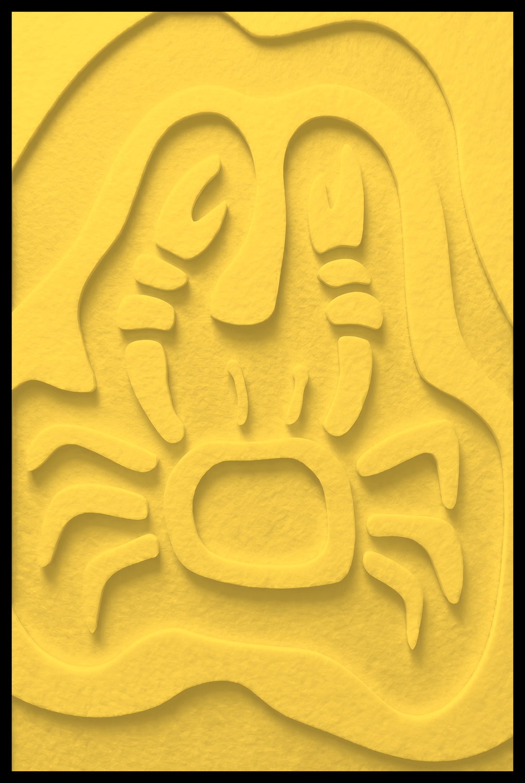 Krab opliggend – Yellow (05)