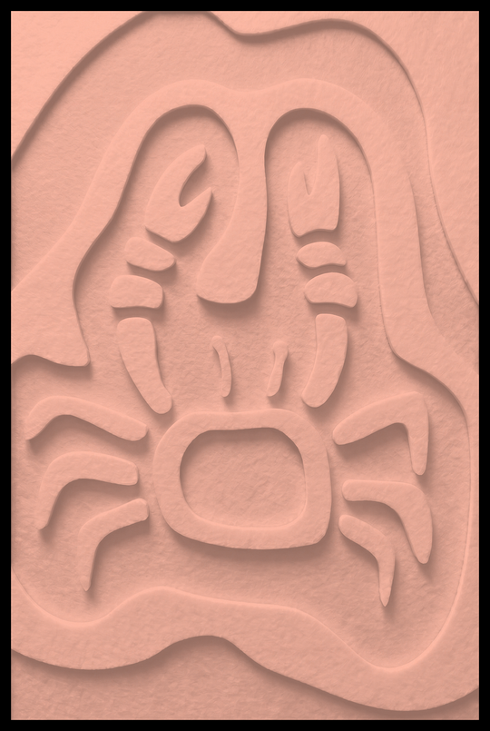 Krab opliggend – Blush (17)