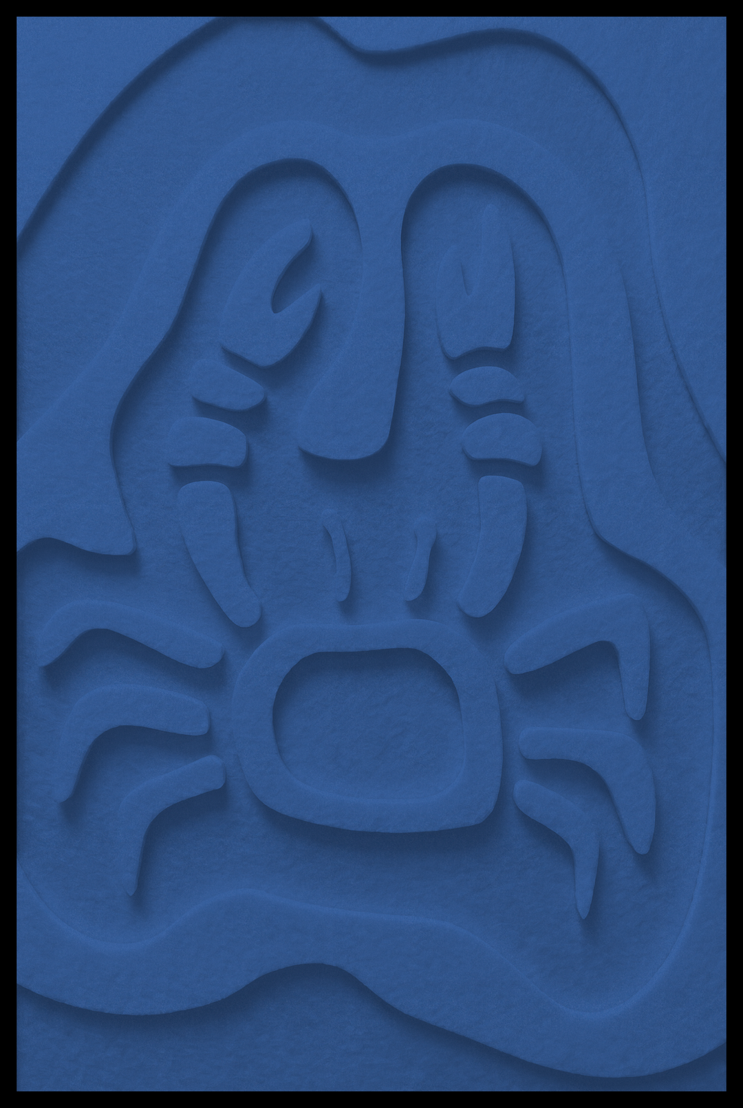 Krab opliggend – Middle Blue (27)