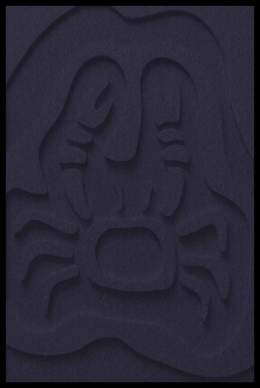 Krab opliggend – Marine Blauw (284_NL)
