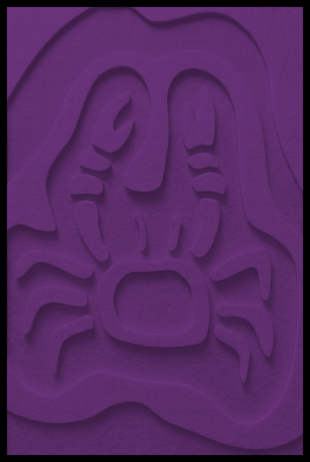 Krab opliggend – Purple (41)