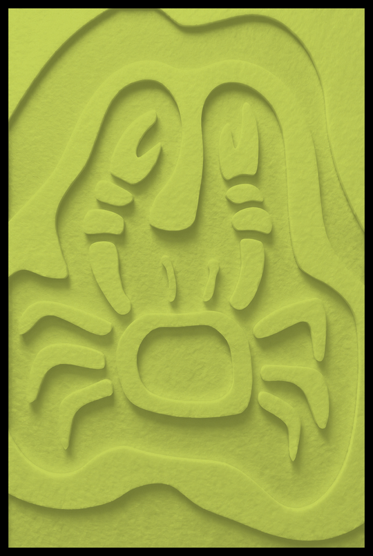 Krab opliggend – Lime (43)