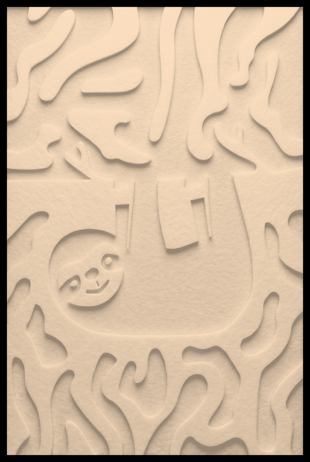 Luiaard inliggend – Vanille (06)