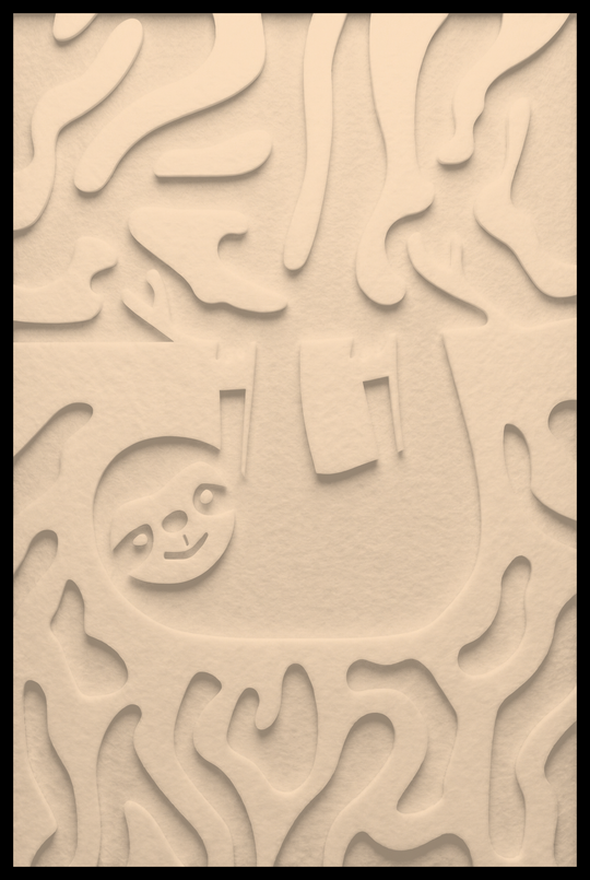 Luiaard inliggend – Vanille (06)