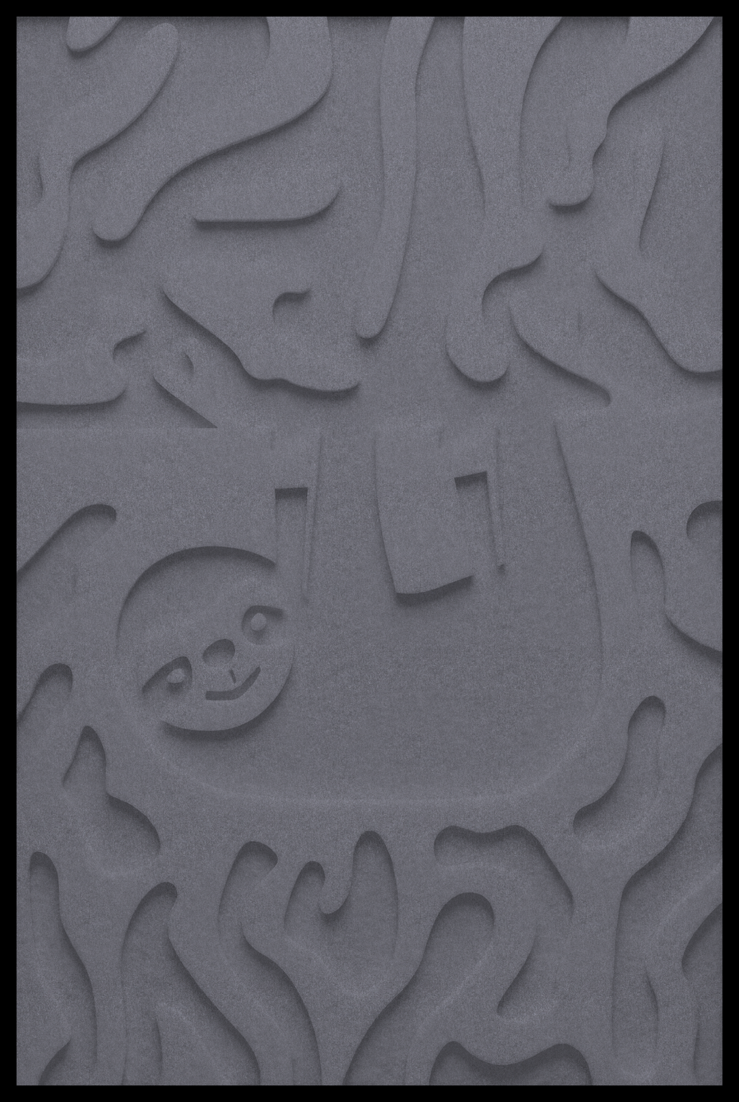 Luiaard inliggend – Grey (16)
